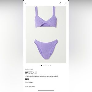 Hunza G Juno twist front 2 piece